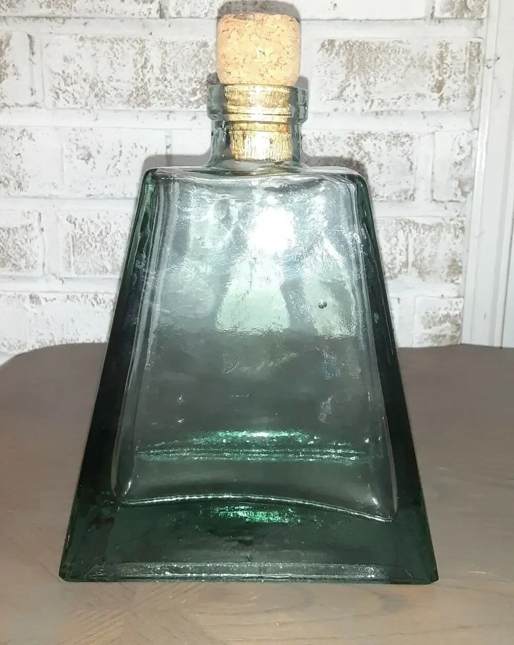 Fortis Exports Korbel Triangular Liquor Decanter Seaside, Cottage, Masculine